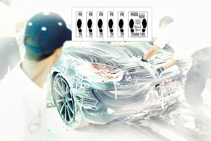 White Car Paper Floor Mats, Temporary Cars Floor Protector, Automotive Mat - Image 6