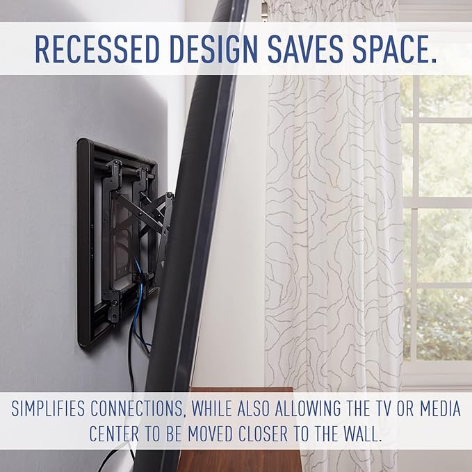 Legrand - On-Q in-Wall TV Cable Management Kit, Recessed Power & Low Voltage - Image 4