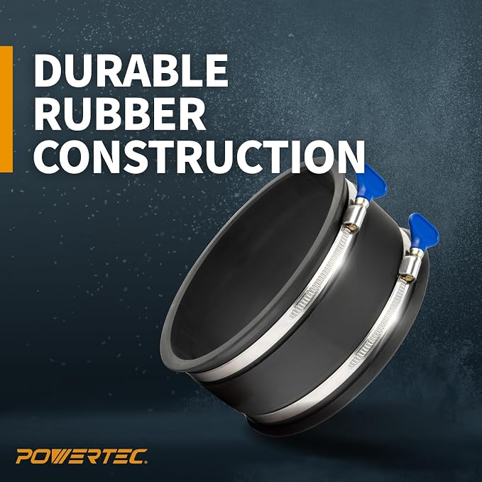 POWERTEC 70362V Dust Collection Reducer 6" OD to 4" OD - Image 5