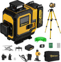 4D 16 Line 360° Self Level Green Laser Level Kit Tripod Battery Bracket | 360° by Unknown
