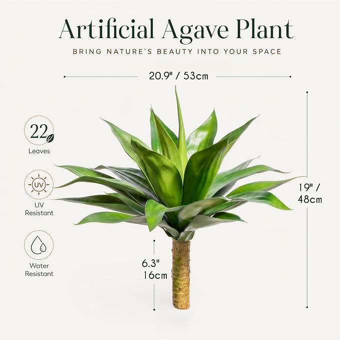Ttranewsoo Artificial Outdoor Agave Plant - Image 2