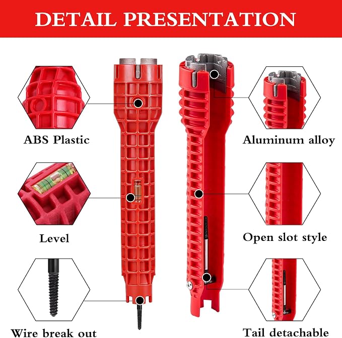 14-in-1 Multi-functional Wrench Faucet Sink Installer Tool, Plumbing Tool - Image 6