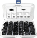 141 Pcs Auto Body Black Plastic Hole Plug Button and Flush Mount Sheet Metal by Woodzdon