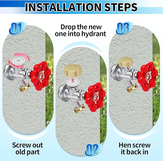 Vacuum Breaker Repair Kit, Frost Free Outdoor Faucet ASSE 1019-A Repair Kit - Image 7