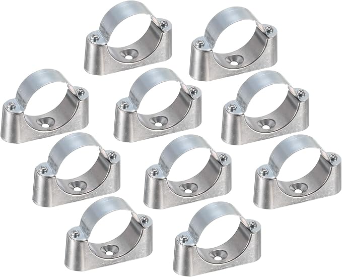 uxcell 10Pcs Pipe Support Pipe Bracket Clamp by uxcell