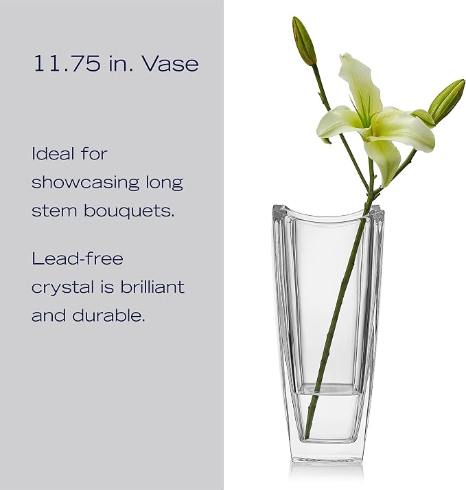 Mikasa Baron Crystal Vase, 11.75 Inch - Image 5