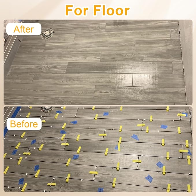 Storystore 1/16 Inch Tile Leveling System, 300 tile Spacers and 100 Wedges | - Image 6