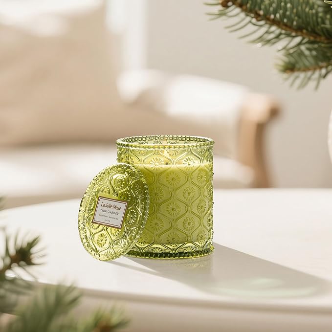 LA JOLIE MUSE Starlit Fir Pine Scented Candles - Image 3