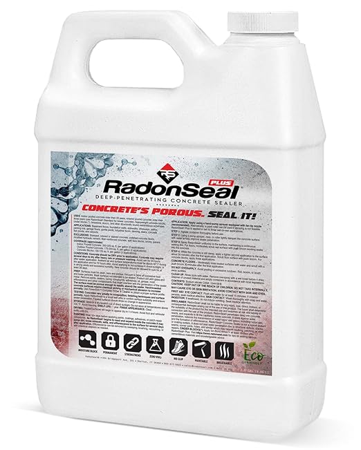 Plus Concrete Sealer – Deep Penetrating Waterproofing by RadonSeal