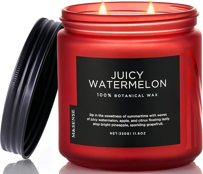 M&SENSE Juicy Watermelon Home Scented Candles by MSENSE