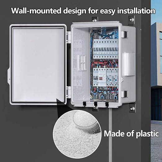 Electrical Junction Box, Ventilated Design, Cable Grommets, Indoor/Outdoor Use - Image 2