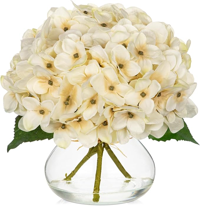 Hollyone Fall Hydrangea Artificial Flowers by Hollyone