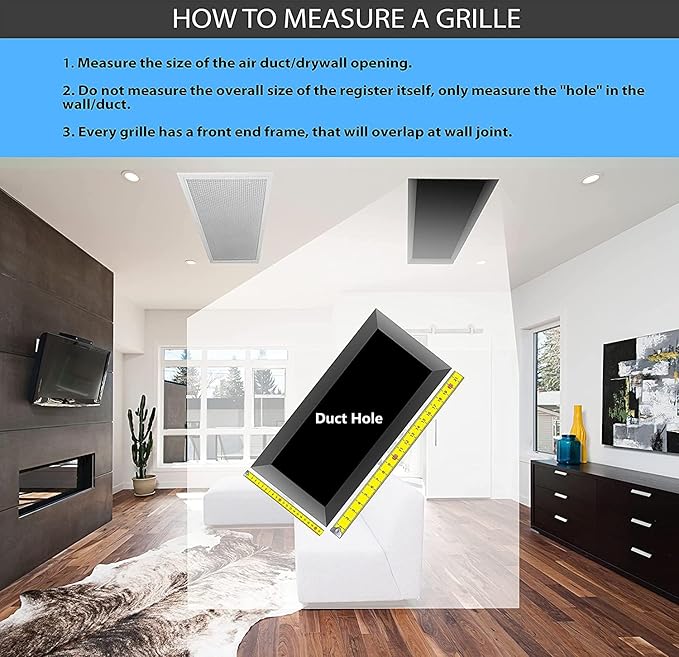 HVAC Premium 24'' x 24'' Cube Core Eggcrate Return Air Grille - Image 7