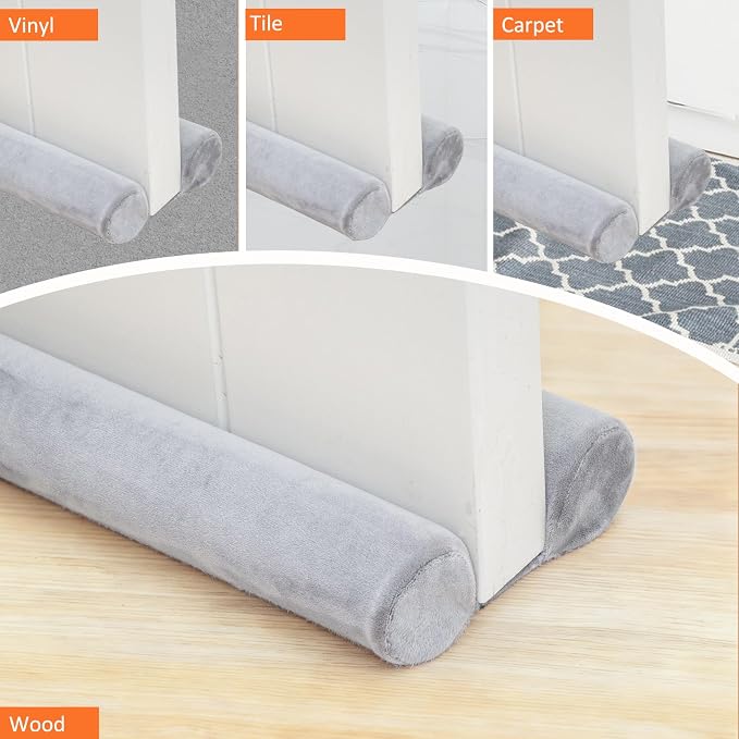 Under Door Draft Stopper 24-30" Adjustable Wind Stopper - Image 7