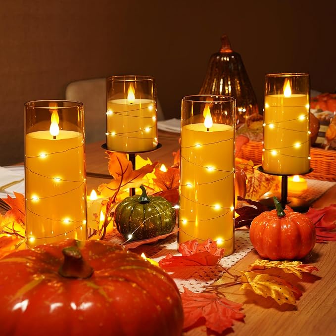 Homemory 9 Pcs Flameless Candles - Image 3