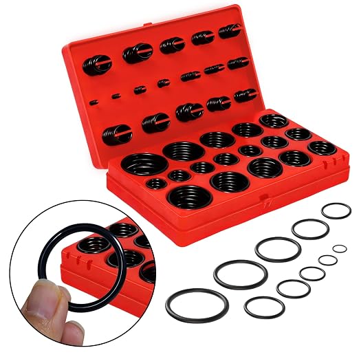 32 Size 419 Pcs Universal Metric Nitrile Rubber O Ring Assortment Kit - Image 8
