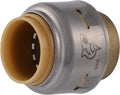 SharkBite Max 1/2 Inch Push Cap, Push to Connect Brass Plumbing Fitting by SharkBite
