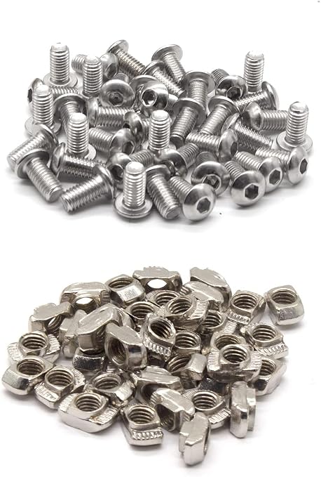 10pcs 2020 Extrusion Joint Plate Connector Corner T Bracket Silver | 8020 V - Image 5