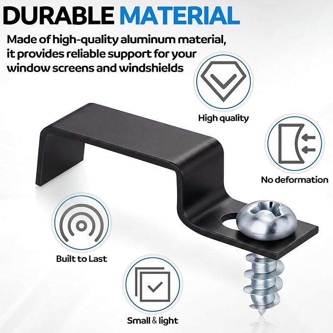 Zonon 24 Pcs Window Screen Clips - Image 3