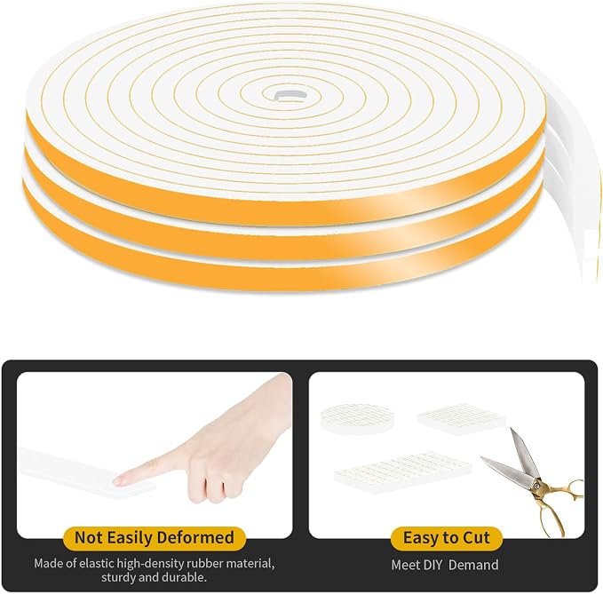 High Density CR Door Seal, for Door and Window, 1/4 in x 1/8 in x 39Ft | Air - Image 5