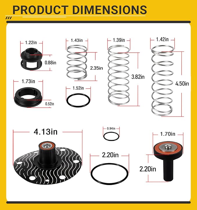 3/4"-1" Complete Backflow Repair Kit, - Image 7