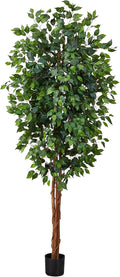 Nearly Natural 7 ft Artificial Ficus Tree by NearlyNatural