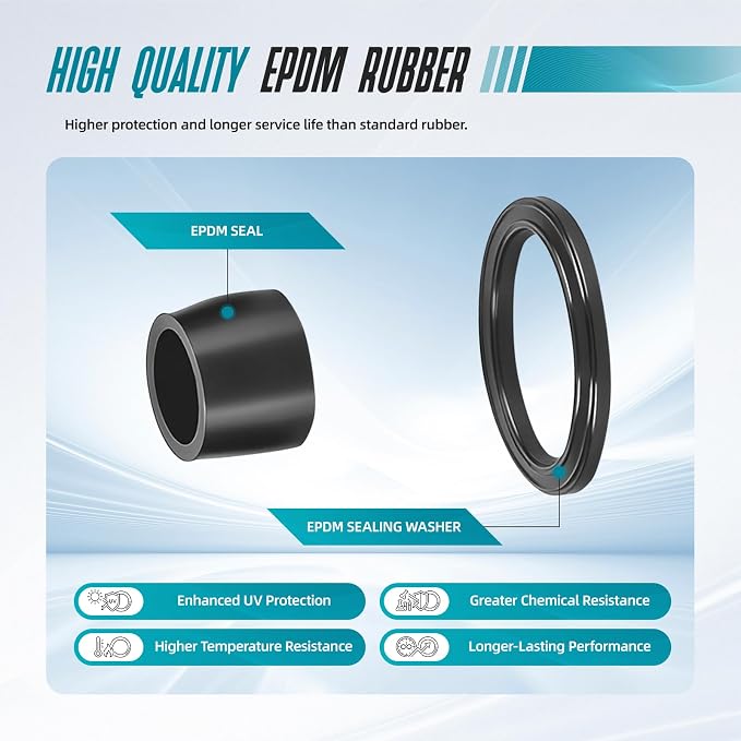 50 Pcs 3/8" NPT Cable Glands, IP68 Waterproof Adjustable Nylon Strain Relief - Image 6