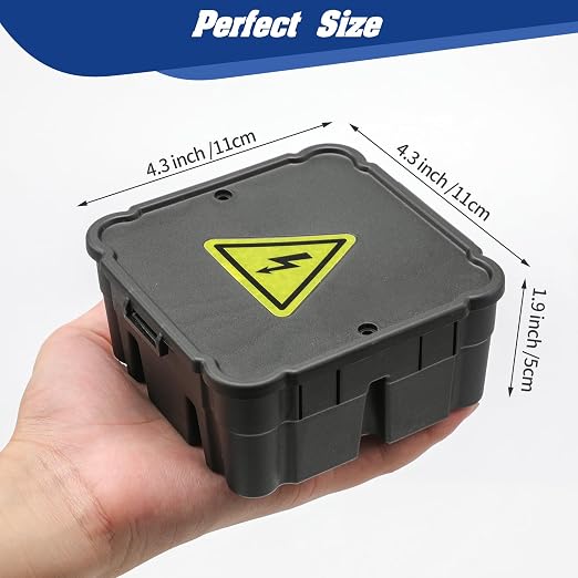 Black Open Splice Junction Box，Open Splices Repair Open Splices, 5 Second - Image 4