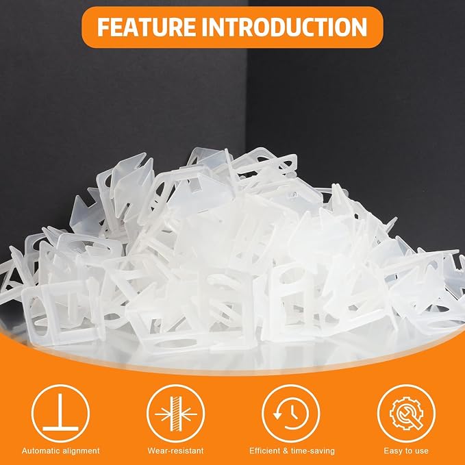 DGSL 3500 Pcs Tile Spacers 1/8 Inch, Tile Leveling System - Image 4