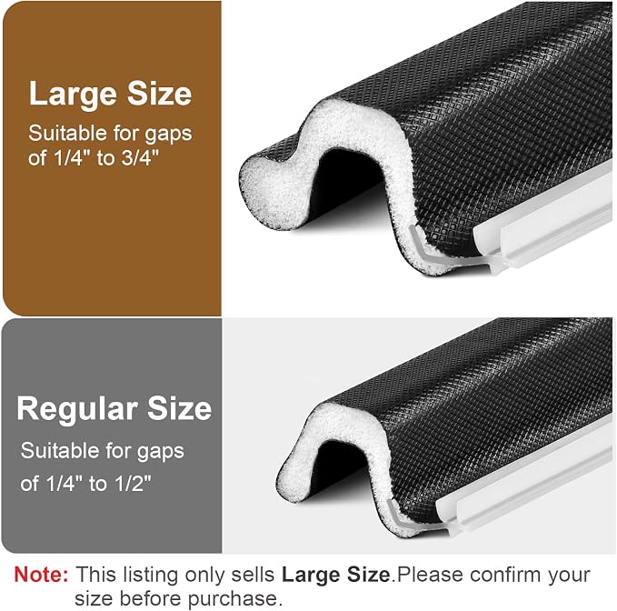 Litaibai Kerf Exterior Door Weather Stripping - Image 2