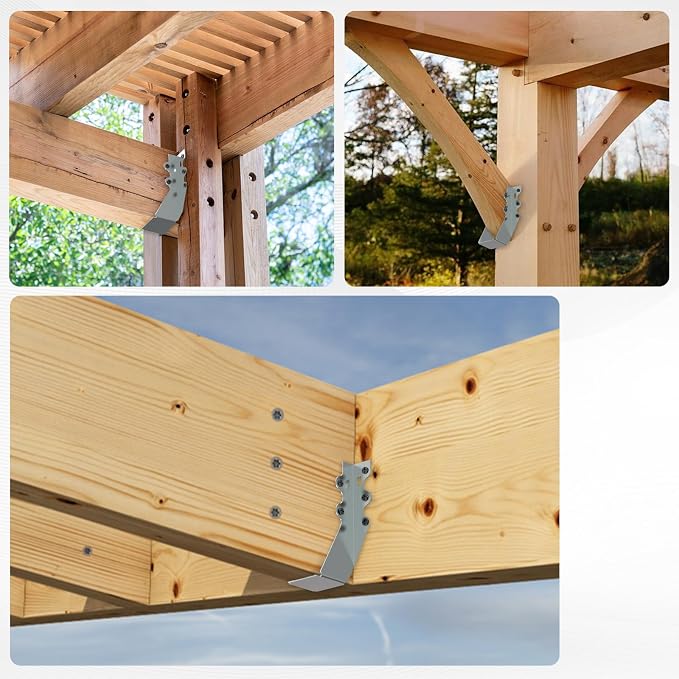 25 pcs 2x6 Joist Hanger, LU26 18 Gauge Double Shear Face Mount Joist Hanger - Image 7
