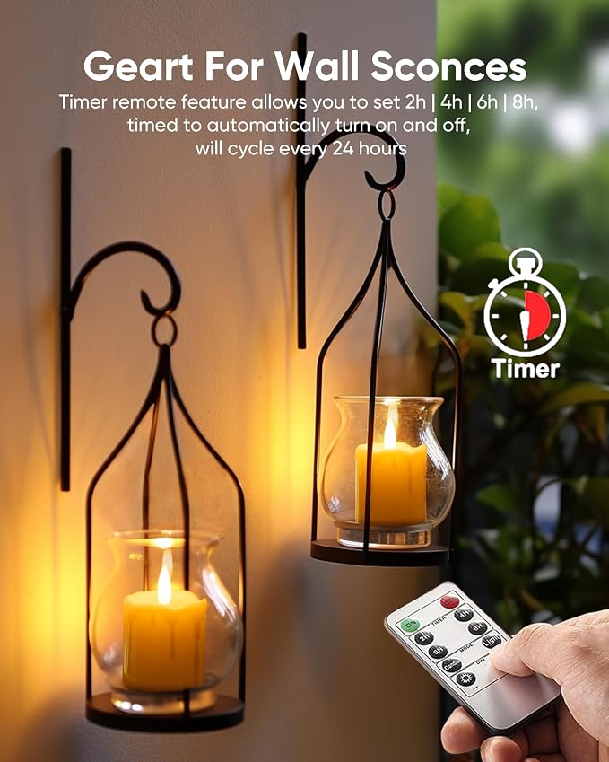 Homemory Rechargeable Flameless Candles - Image 4