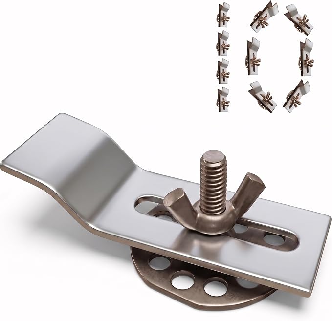 Sink Clips, Undermount Sink Brackets, Bathroom Kitchen Ceramic Stainless Steel - Image 5