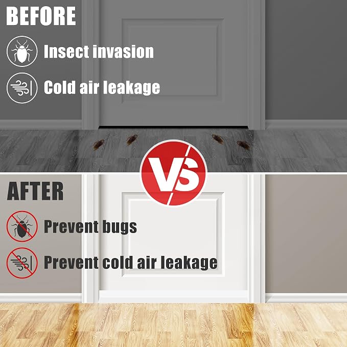Draft Seal Tape for Doors and Windows 1 in x 20 Ft Silicone Weather Stripping - Image 7