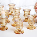 Letine Gold Candlestick Holders Set of 12-2.5" H Taper Candle Holders Bulk by LETINE