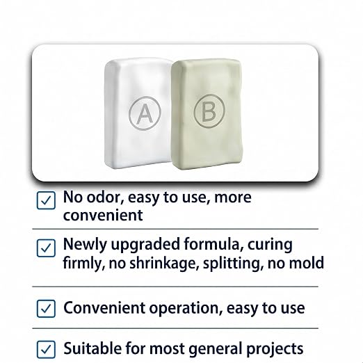 3 Pack White Epoxy Putty Repair Kit - Image 4