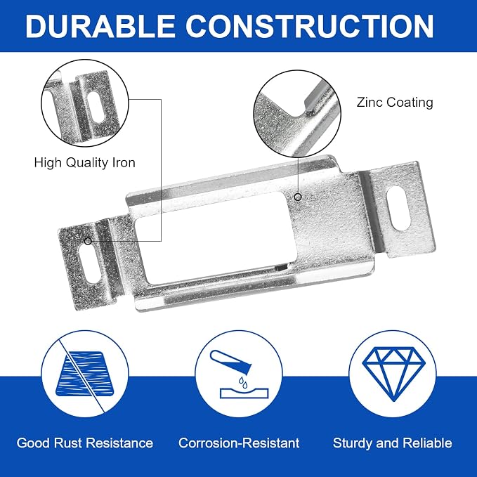 314301 RV Door Strike Plate, Camper Door Latches Replacement, 2 Pack | RV Door - Image 4