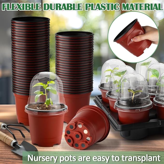 RooTrimmer 4 Inch 60 Pack Nursery Pots - Image 6