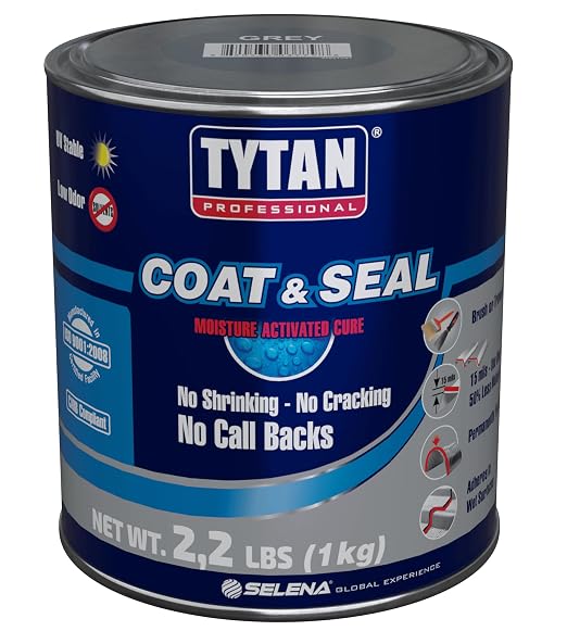 Coat & Seal Waterproof Sealant, Easy-to-Apply Paste, No Primer Required by TYTANProfessionalUSA