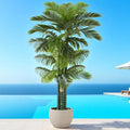 8.5FT Artificial Golden Cane Palm Tree by FloraFairy-StylishArtificialPlantsandPlanter