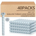 Tandefio 40 Pack 5/8 x 5 Concrete Anchors and Screw Kits Galvanized | Large by Tandefio