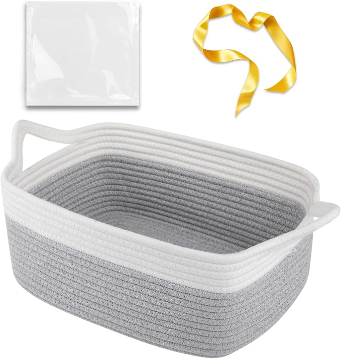 OIAHOMY Woven Basket, Gift Basket Empty by MasterofSpaceOptimization