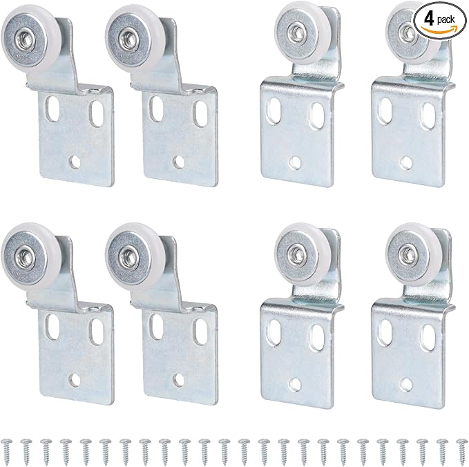 4Pair Sliding Closet Door Roller Kit by Lashow