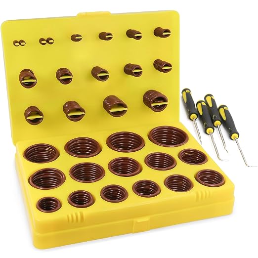 386 PCS Viton O-Ring Kit by NBRINGO