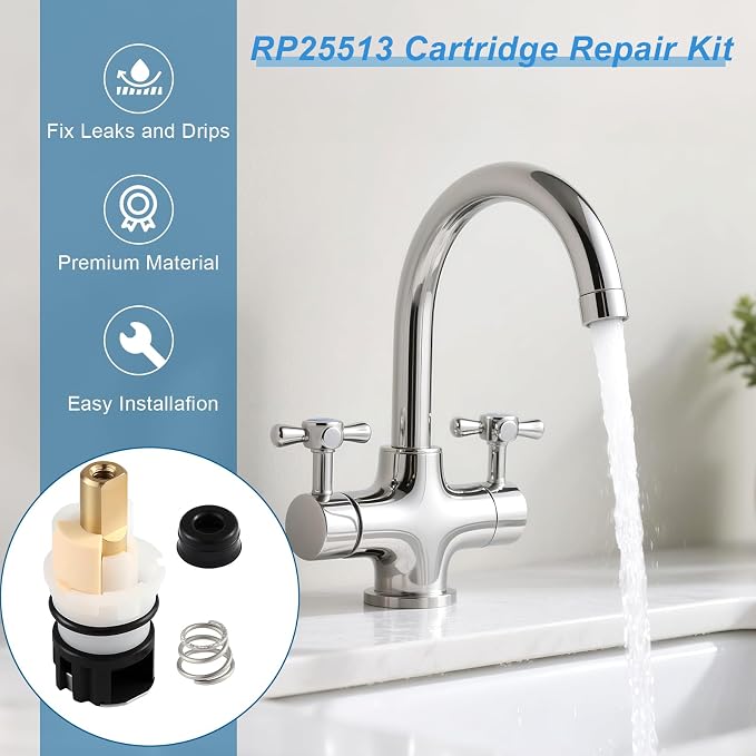 4 Pack RP25513 Faucet Stem Replacement, Compatible - Image 5