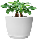 UOUZ 12inch Large Plant Pot, Modern Plastic Planter by UOUZ