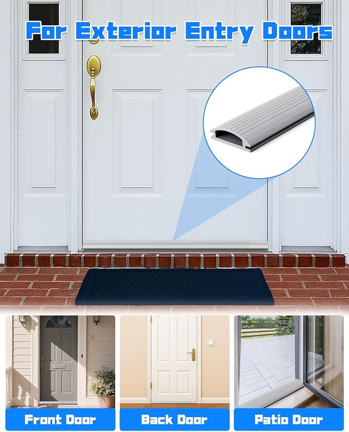 Threshold Replacement Seal Insert, 2 Pack 36" Vinyl Threshold Insert - Image 7
