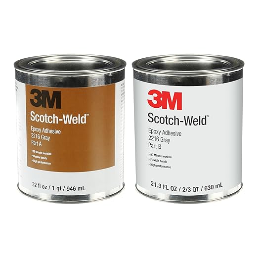 3M Scotch-Weld Epoxy Adhesive 2216, Part B/A, 32 fl oz | Absorbs Impact by 3MIndustrial