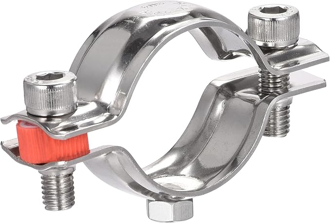 uxcell Wall Ceiling Mount Pipe Supports, 304 Stainless Steel Adjustable Pipe - Image 5