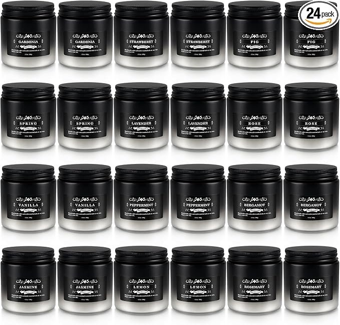 Scented Candle Set 24 Pack, Candle by Howemon